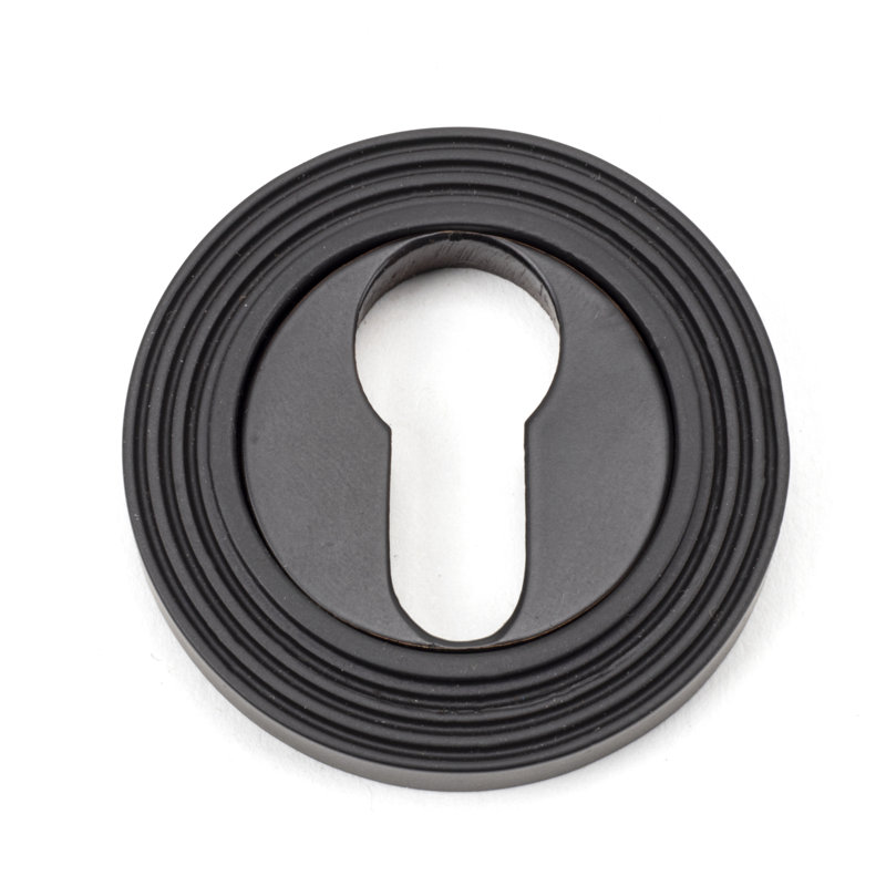 Euro Escutcheon Rosette, Aged Bronze