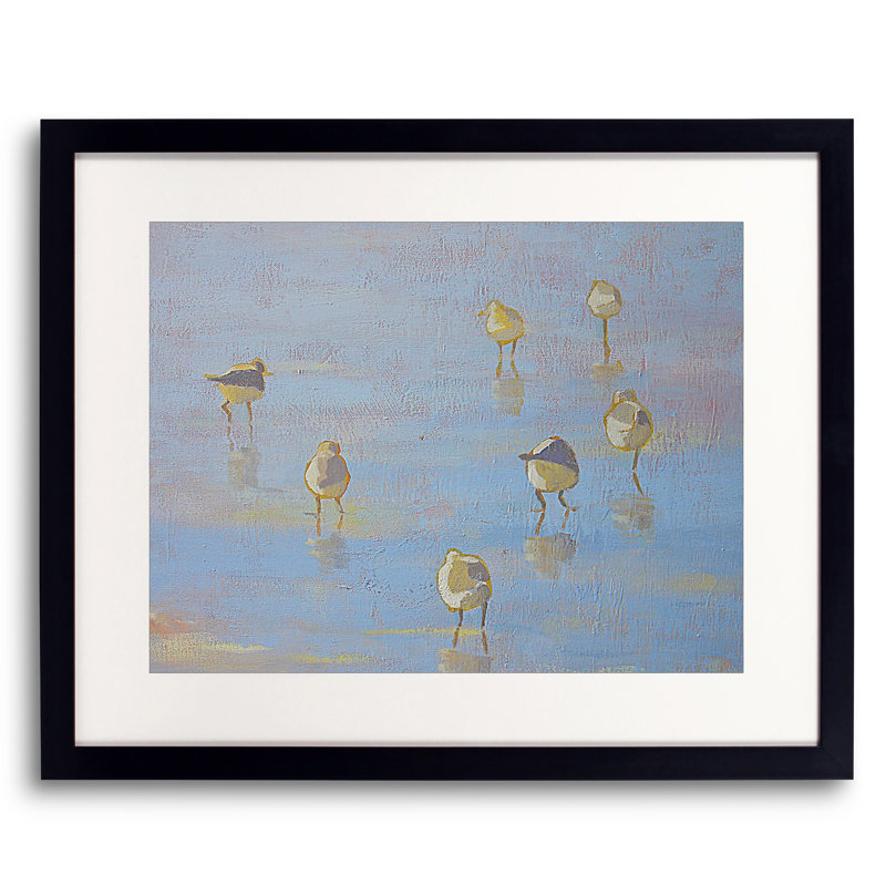 Birds In The Mist Print by Phyllis Adams, 24" H x 32" W