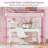 Metal Loft Bed Set Of 2, Heavy-Duty Steel Frame With Full-Length Guardrails, Built-In Ladder And Open Under-Bed Space For Storage Or Desk-1638672658