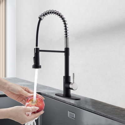 Pull down Touch Single Handle Kitchen Faucet with Accessories