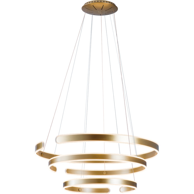 Hanita 3 - Light Dimmable LED Geometric Chandelier