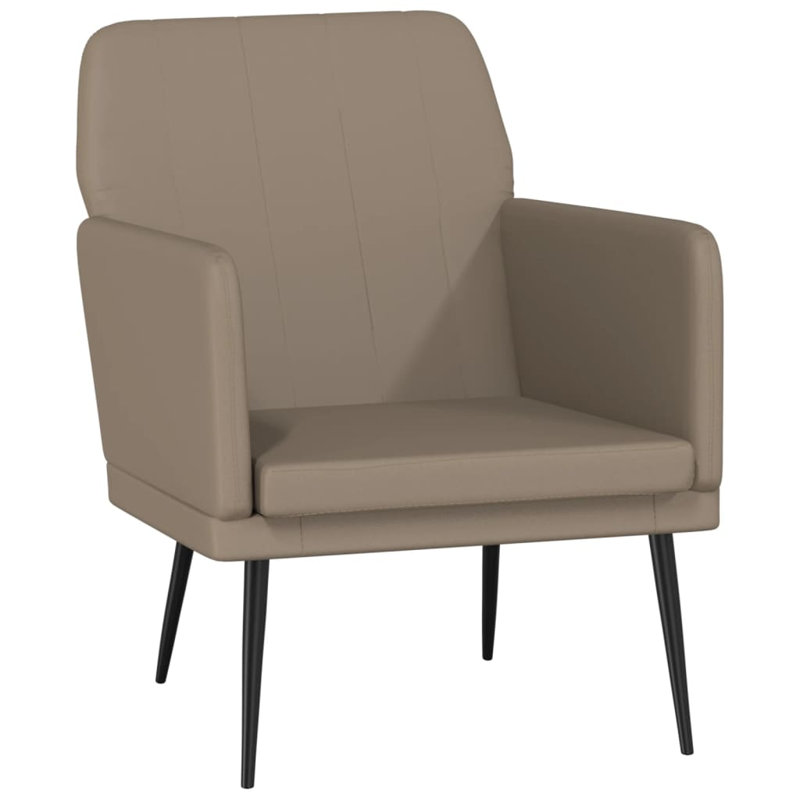 Upholstered Accent Chair, Cappuccino