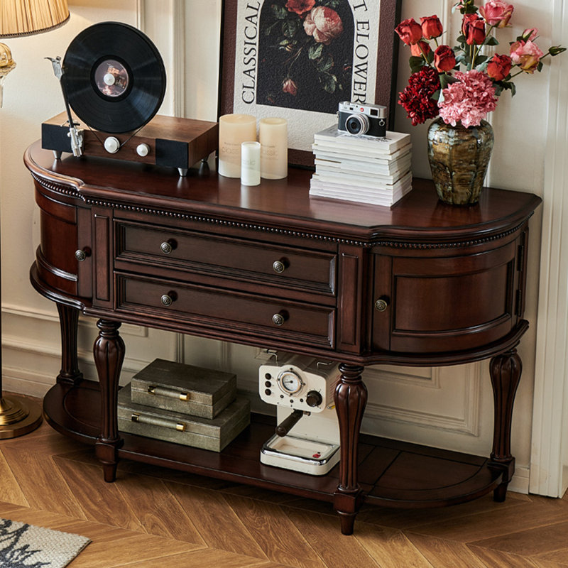American-style retro console table