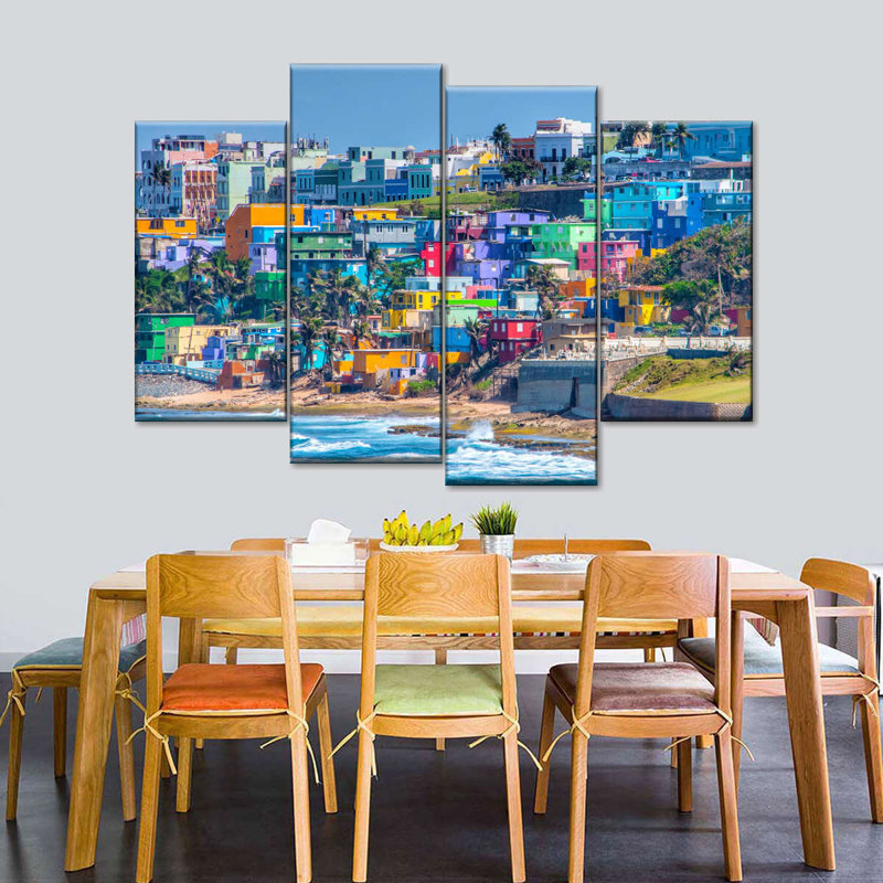 «Colors Of San Juan», reproduction d'art sur toile, H 22 po x l 36 po x P 1 po