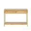 Table d'entrée avec deux tiroirs, conception géométrique saisissante pour un décor moderne et rétro dans les couloirs et les salons-1240730292
