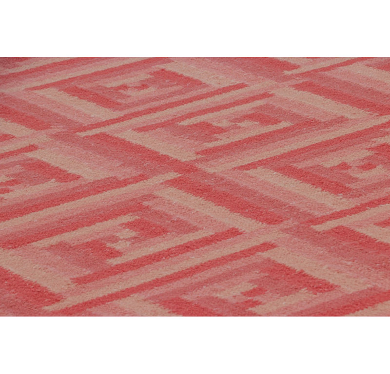 Sacndinavian Wool Geometric Area Rug, Rectangle 5' x 7'