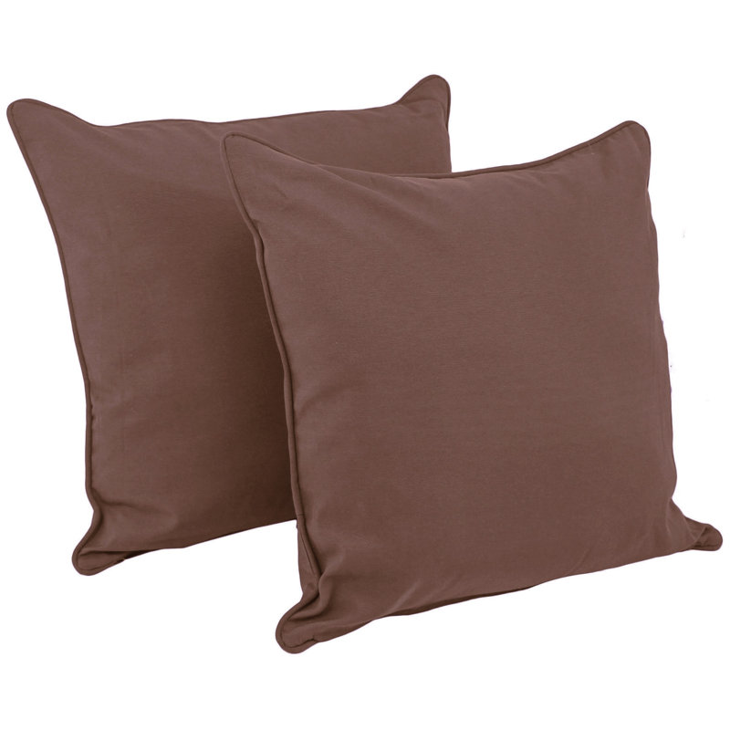 Soft Home Furnishings Throw Pillow, Chocolate