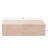Branford Outdoor Rectangular MGO Coffee Table With Travertine Texture
