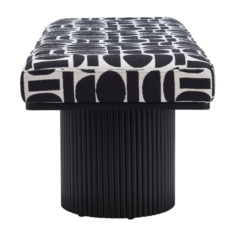 Banc Sonila noir et blanc