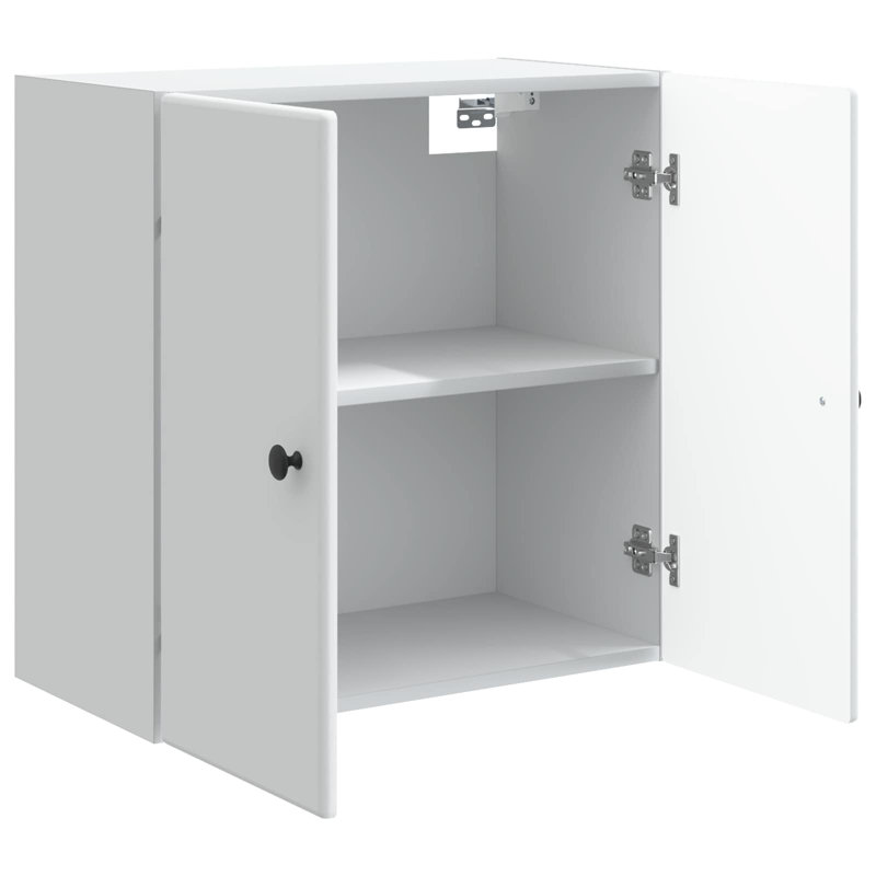 Metal Rectangle Accent Cabinet, 60 cm H x 59 cm L x 31 cm D