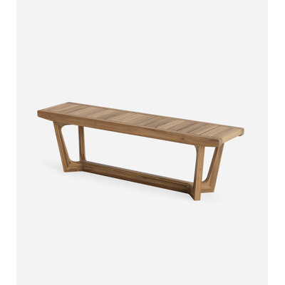 Casares Manufactured Wood Wood Outdoor Bench