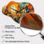 «Abstracting The Cubist Form I - Cubism Forme irrégulière», horloge murale asymétrique orange-435866170