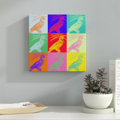 Parrot Party II by Jarman Fagalde - Wrapped Canvas Painting