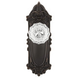 Victorian Plate with Crystal Door Knob