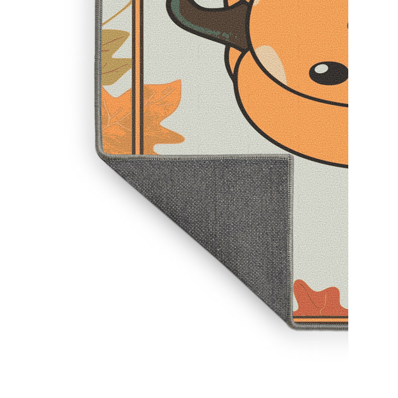 Tapis de vacances d'Halloween The Holiday Aisle®, Rectangulaire 3 pi x 5 pi