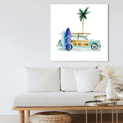 «Surf Days I» par Mercedes Lopez Charro - impression sur toile
