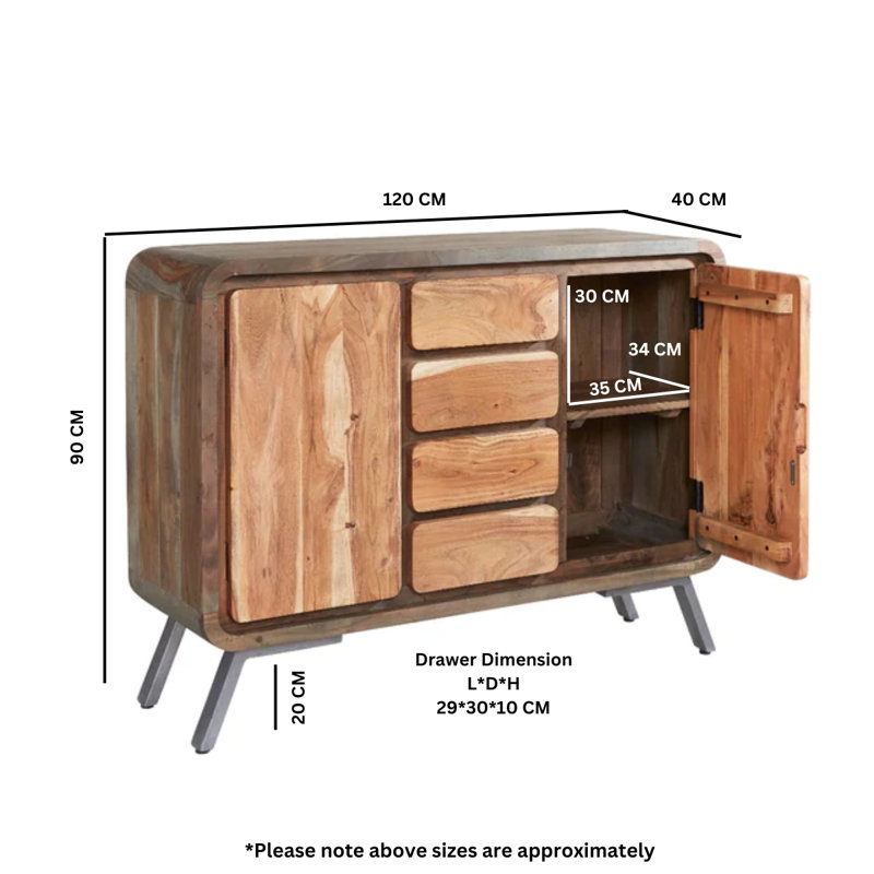 Nueva Vista 120cm Sideboard