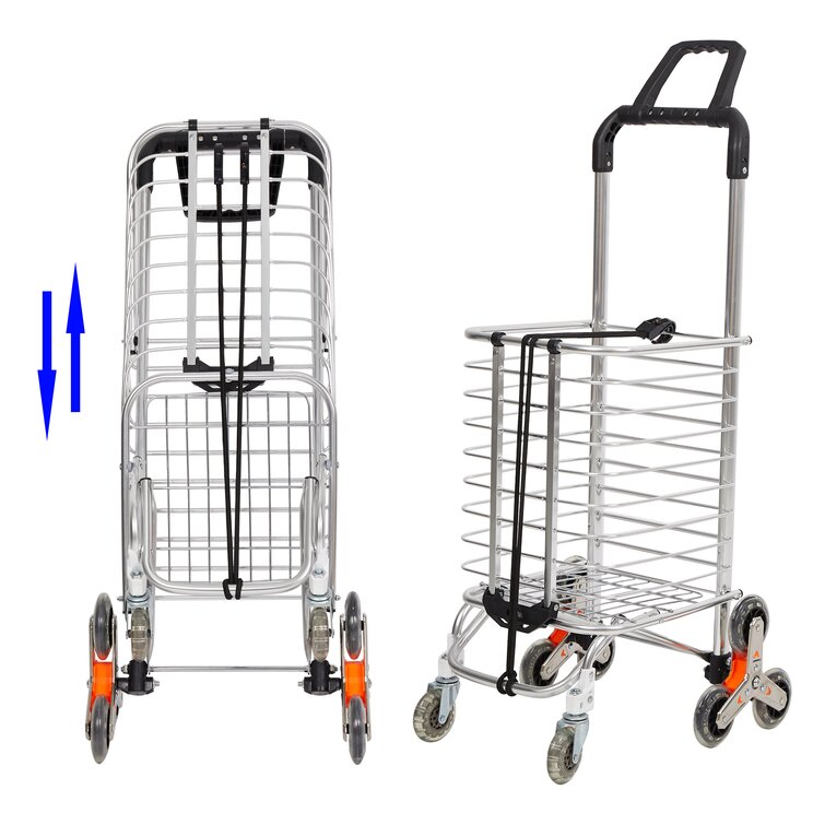 LUCKYREMORE 110 Lb. Capacity Foldable Utility Cart & Reviews