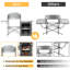 Table de camping pliable Costway