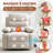 Oversized Power Lift Recliner Chair for Elderly, Electric Reclining Sofa with Heat, Massage, and 2 Cup Holders, Single Glider Recliner for Living Room-2066908488