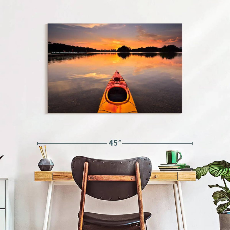 Mehar Orange Kayak, 26" H x 39" W
