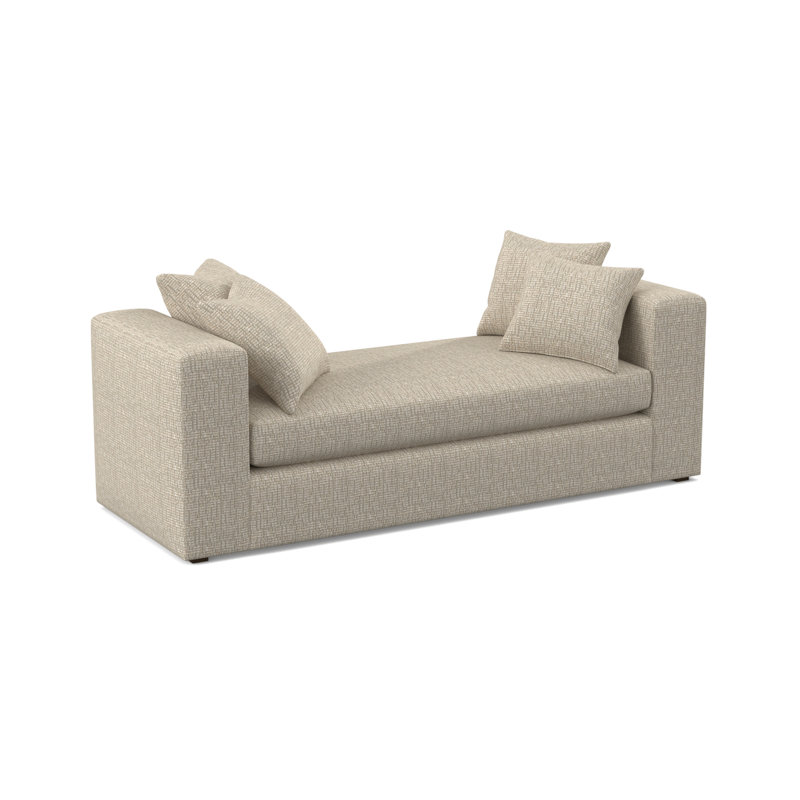 Retreat Upholstered Daybed, Stepping Stones Ivory Viscose