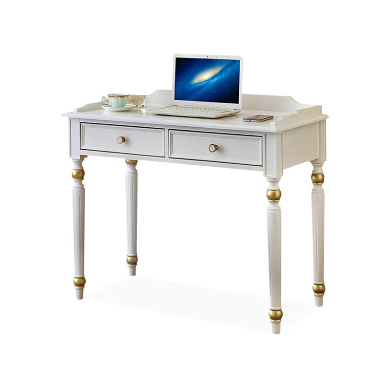 Bureau d'écriture avec tiroirs, 33.46"H*35.43"W*19.69"D