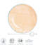 Nicola Spring - Hand-Printed Dinner Plate - 25.5cm - Orange