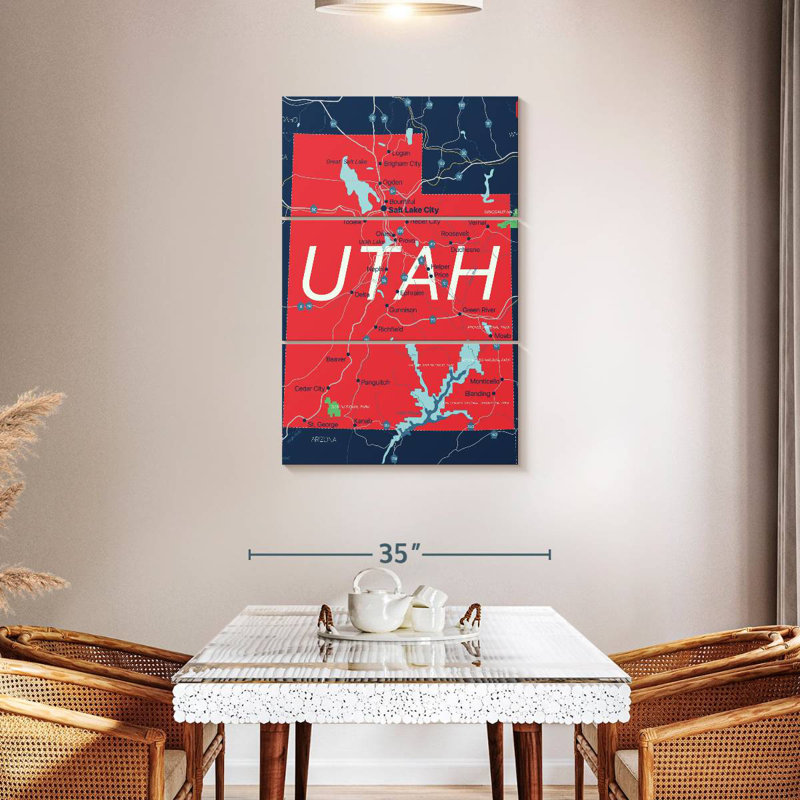 Aliaz Detailed Utah Map