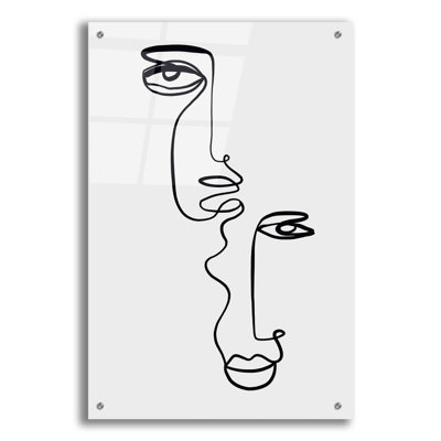 Faces 2 On Plastic / Acrylic by Design Fabrikken Print