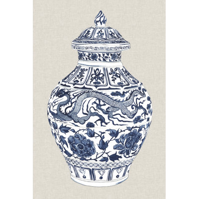 Antique Chinese Vase III by Melissa Wang - Wrapped Canvas Painting