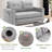 Poro Upholstered 55'' Sofa-637961210