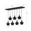 Luminaire suspendu pour îlot de cuisine 7 lumières Alexia-66310905