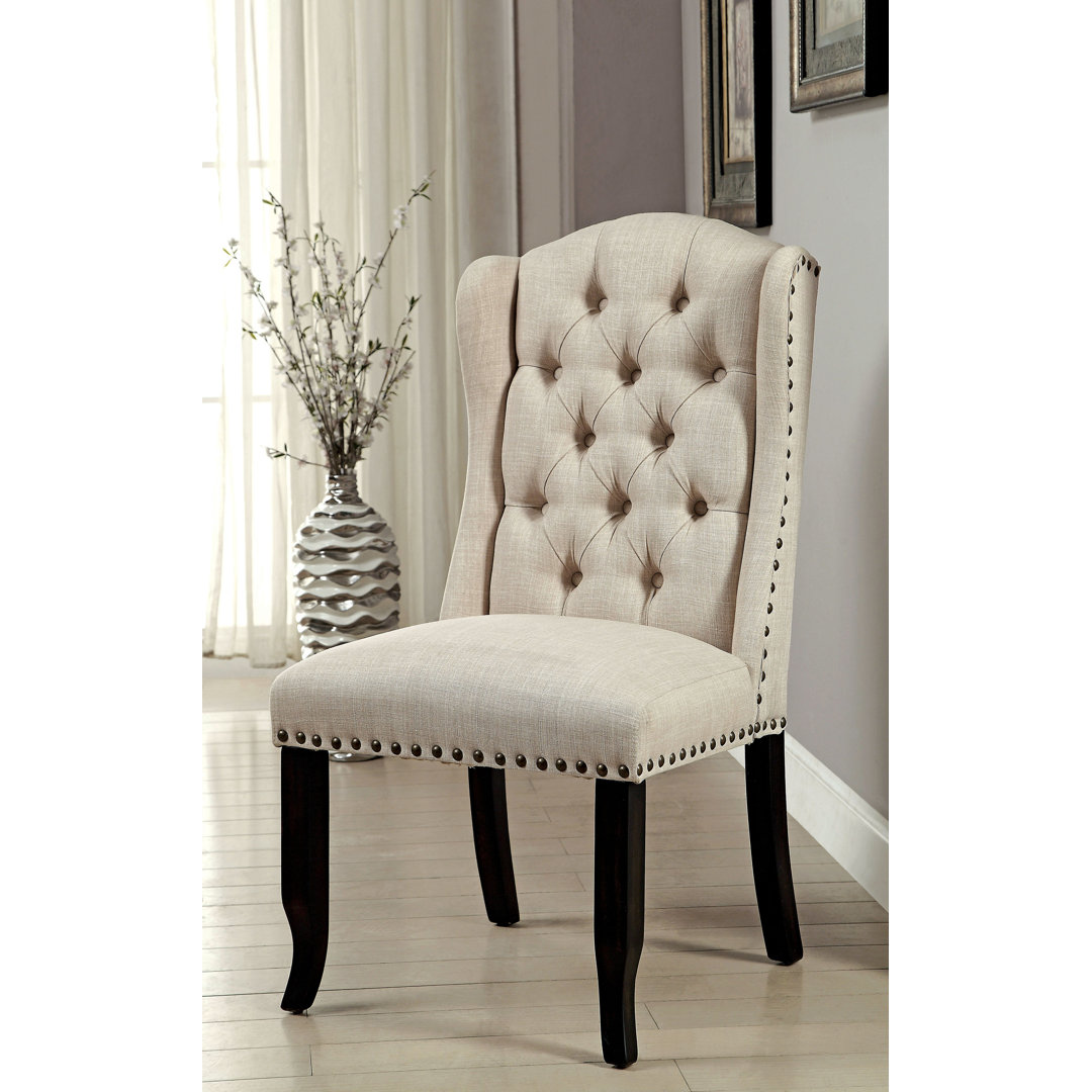 Adler 20'' H Tufted Fabric Upholstered Side Chair (Set of 2) Greyleigh™