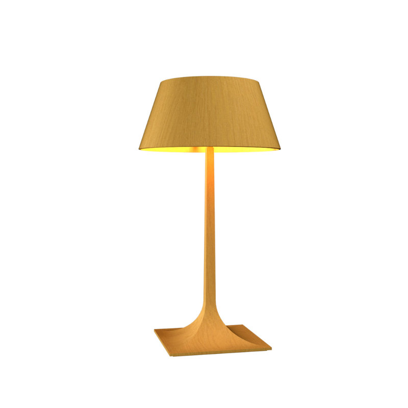 Nosltalgia Buffet Lamp, Organic Gold, 29.13" H x 15.74" W x 15.74" D