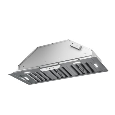 Tornado III 38"" Shell Only Insert Range Hood with LED Lights in Stainless Steel -  Zephyr, AK8300BSX