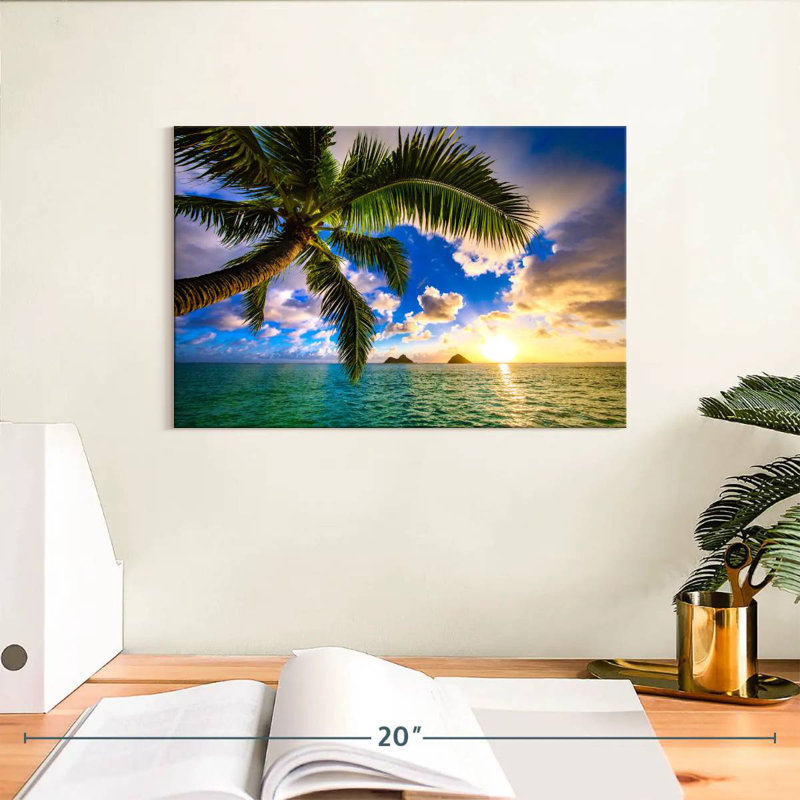 Gillard Lanikai Hawaiian Sunrise, H 8 po x l 12 po