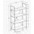 Modern Four-Shelf Bookshelf - Height 48 Inches-625776968