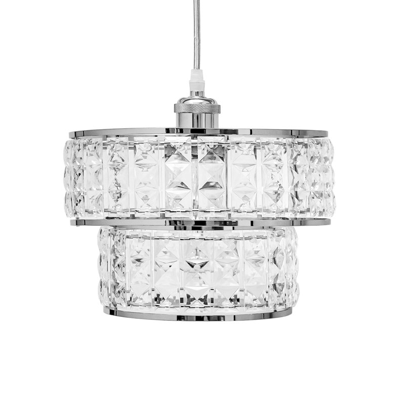 Innoteck 17cm H Plastic Pendant Shade ( Uno ) in Clear