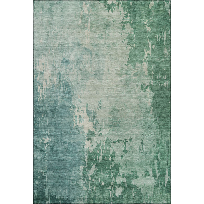 Premium Machine Washable Alijah AMF1257 Abstract Rug, Rectangle 10' x 14'