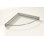 Tablette d'angle en verre Lenrow