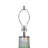D16x30" Glass Table Lamp