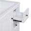 Meuble-lavabo de 30 pouces avec lavabo en résine, trois tiroirs et deux tablettes de porte-320833647