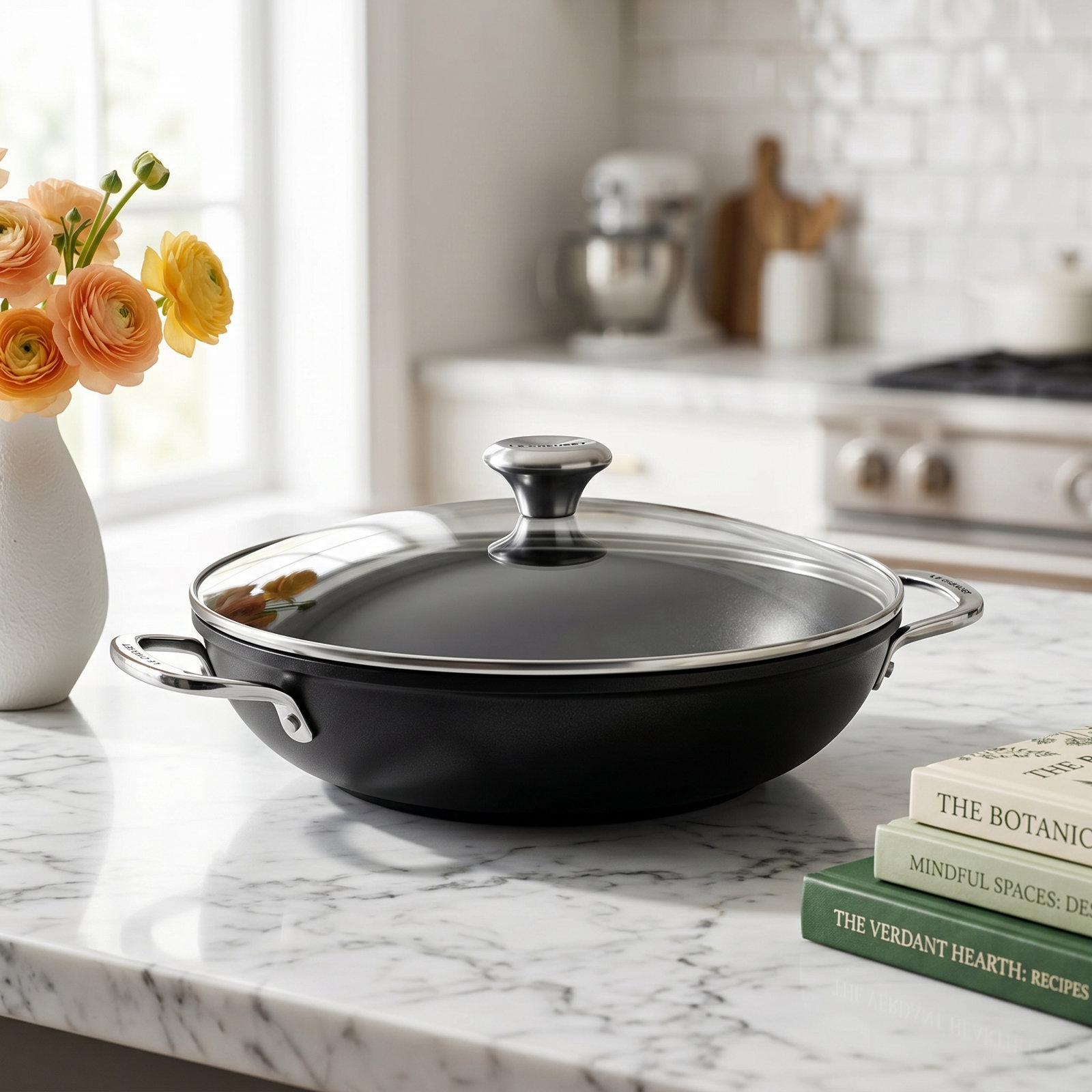 Le Creuset Nonstick Braiser, 4 qt
