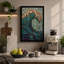 Teal Mosaic Flow Modern - Wrapped Canvas-818685804-818685805