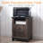 Demitrus 4 - Drawer End Table and Built-In Outlets, Black-1645202553