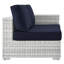 Canapé modulaire d'extérieur en osier avec coussins de 56,5 po de largeur Convene-1271917293-1271917275