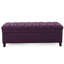 Rangement de salon mauve avec couvercle - tissu 50D x 20,5W 18,3H, tissu pratique en bouleau 50,37D 20,19W 18,30H-1633331051