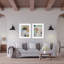 Opulent Serenity: Pastel Abstract Diptych-1195247689