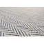 Tapis oriental ivoire tissé à la main multicolore tissé à plat contemporain-961681227